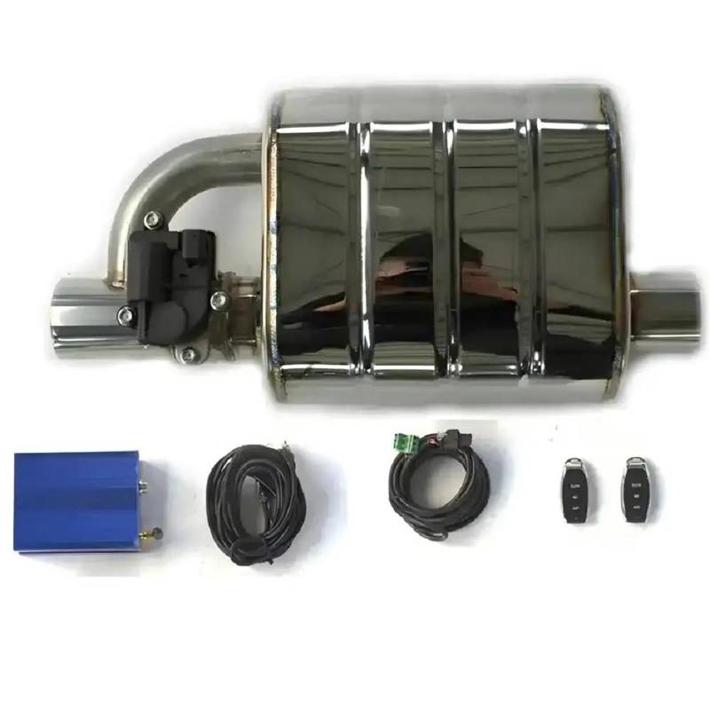 Endrohrblenden Auspuff Schalldämpfer Elektrischer Schalldämpfer Ventil Schalldämpfer Abgasventil Abschaltventil Mit Fernbedienung Auto Auspuffblende(2 inch set left) von YSQIFBABD
