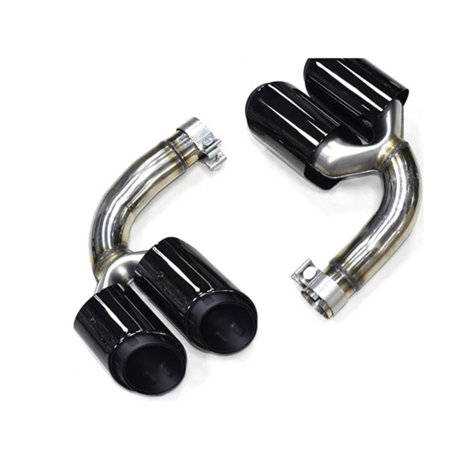 Endrohrblenden Auspuffblende Für VW Für Touareg 2.0T 3.0T 2019-2024 Benzinauspuffrohr Quad Endrohr Schalldämpfer Spitze Düse Auto Auspuffblende(Style A 3.0t) von YSQIFBABD
