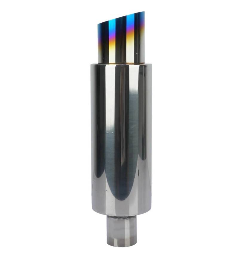 Endrohrblenden Auspuffendrohr Fürs Auto Abgasrohr Auspuffanlagen Schalldämpfer Turbo-Sound-Boost Universelle Schalldämpferspitzen Aus Edelstahl 201 51 Mm Auto Auspuffblende(Blau) von YSQIFBABD