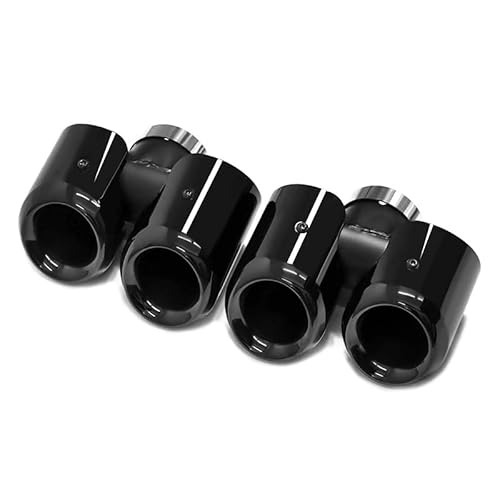 Endrohrblenden Auspuffendrohr-Upgrade Quad Black Schalldämpferspitzen Auspuffanlage Für Land Für Rover Für Defender 90 110 2020-2024 Auto Auspuffblende(Black 2.0T) von YSQIFBABD