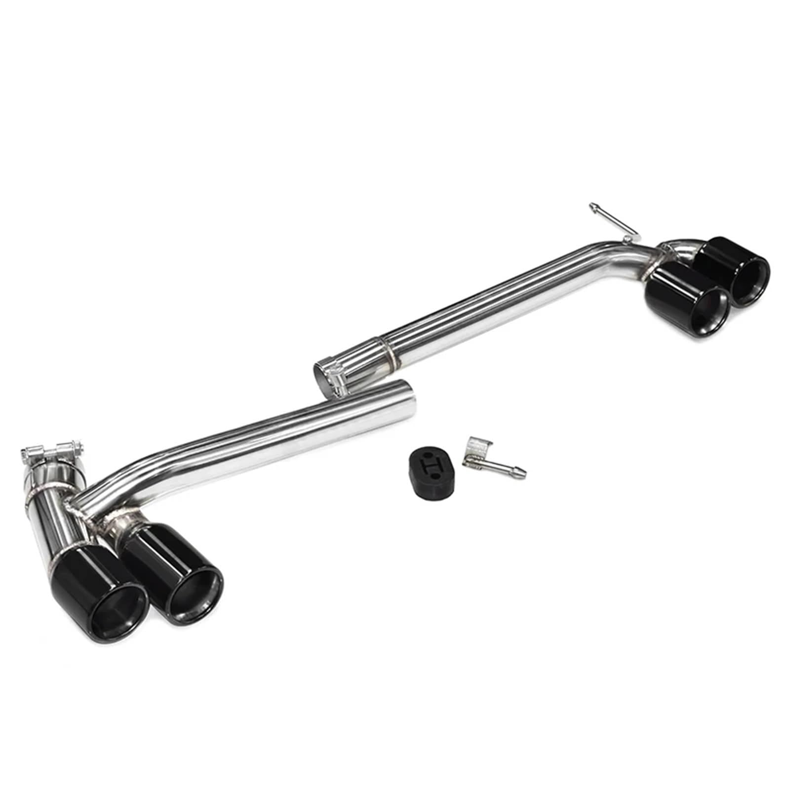 Endrohrblenden Auspuffrohr Für F30 F31 320i 318i 2013-2016 Verbessert Für MT Für MP-Stoßstange 4-Auslass-Auspuffendrohr-Schalldämpfer Auto Auspuffblende(Schwarz) von YSQIFBABD
