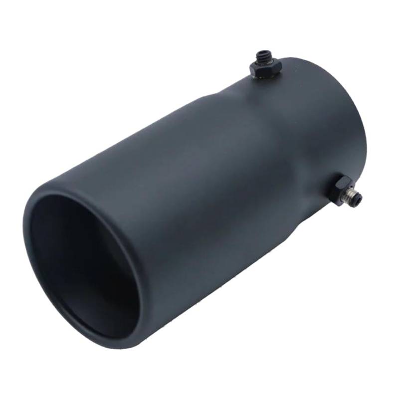 Endrohrblenden Auto-Auspuffanlage Aus Verdickte Schalldämpfer-Rohrspitze Universelle 70-mm-Schalldämpfer Aus Dekorationen Die Autoaußenteile Auto Auspuffblende(Black round330) von YSQIFBABD