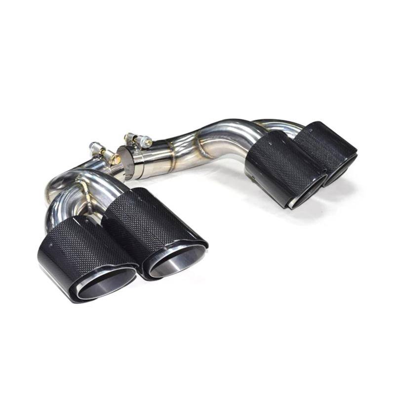 Endrohrblenden Auto-Auspuffblende Für X6 E71 2006–2014 Vierfach-Auspuffrohr Schalldämpferspitze Auspuffanlage Düse Und Auspuffabdeckung Auto Auspuffblende(C F Exhaust) von YSQIFBABD