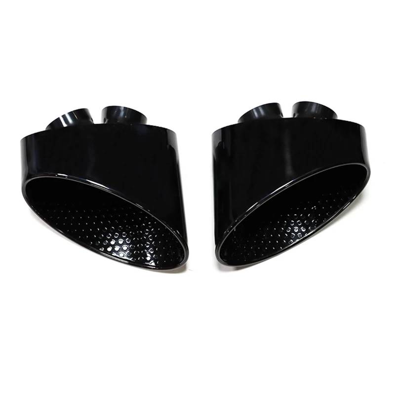 Endrohrblenden Autoauspuffrohr Für S7 S6 S5 S4 S3 Up Für RS6 RS7 RS6 RS3 RS4 RS5 Schalldämpferspitze Endrohr Auspuffendrohrsystem 220 Mm Breite Düse Auto Auspuffblende(Black B 1) von YSQIFBABD