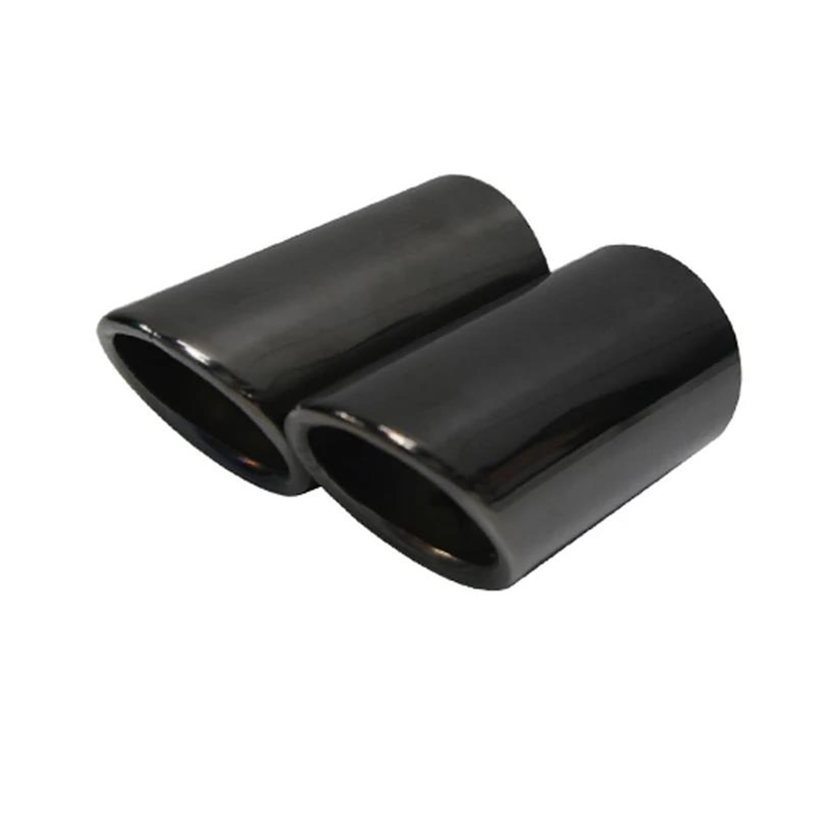 Endrohrblenden Autozubehör Für Golf 1.4T Für Golf 6 Für Golf 7 Für Tiguan Für Passat X1 Für Lavida Auspuffendrohr Endrohr Auto Auspuffblende(Black 2PC) von YSQIFBABD