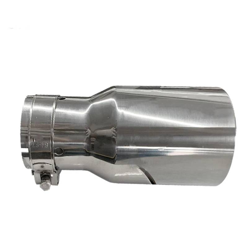 Endrohrblenden Edelstahl-Fahrzeugumrüstung Universal-Auspuff Auto Schalldämpfer Endrohr Auto Modifikation Für E90 W222 Auspuffspitze Auto Auspuffblende(In67-89) von YSQIFBABD