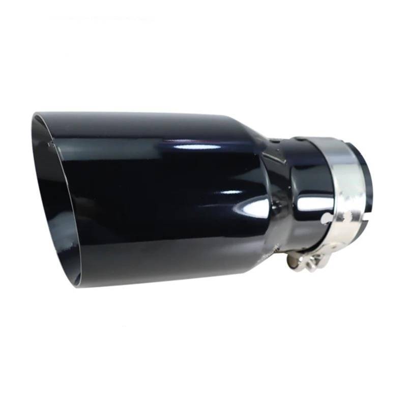 Endrohrblenden Edelstahl Universal-Auspuffanlage Endrohr + Auto-Auspuffblende 1 Stück Auto Auspuffblende(Black2 in60-89) von YSQIFBABD