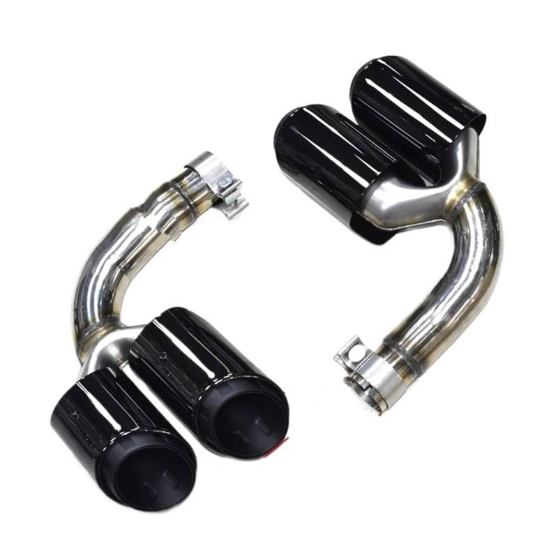 Endrohrblenden Für 2019-2024 Für VW Für Touareg Endrohr Auspuff Upgrade Sport Vier Outlet Ersatz Endrohr Schalldämpfer System Auto Auspuffblende(Gasoline Triple 3.0T) von YSQIFBABD