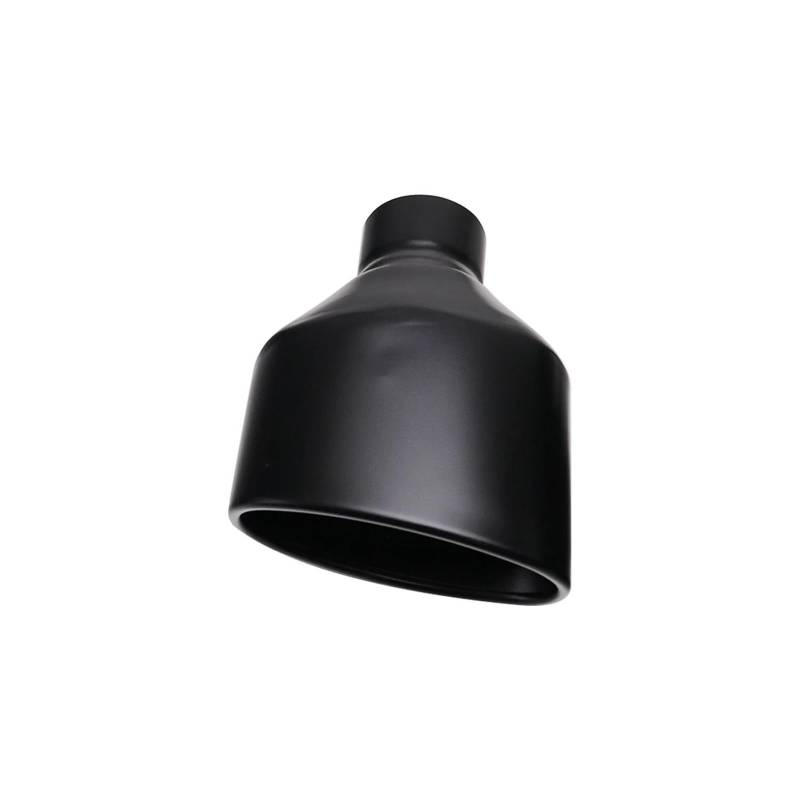 Endrohrblenden Für A5 A6 A7 1 STÜCKE Edelstahl 2,5 Zoll Auspuffspitze Matt Schwarz Schalldämpfer Oval Outlet Endrohr Auto Auspuffblende(Schwarz,Links) von YSQIFBABD