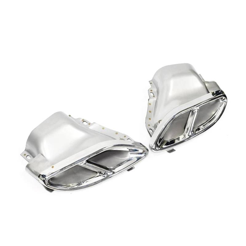Endrohrblenden Für Benz Für C-Klasse Endrohr W205 C180 C200 C60 C300 Endrohr Upgrade Für C43 Schalldämpfer Spitze Auspuff System 2014-2021 Auto Auspuffblende(Style style 1) von YSQIFBABD