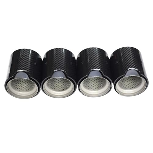Endrohrblenden Für M2 Für M3 Für M4 F80 F82 F83 F84 F87 Mperformance Carbon Fiber Endrohr Auspuff Endrohr Schalldämpfer Auspuffkopf Auto Auspuffblende(Black5) von YSQIFBABD