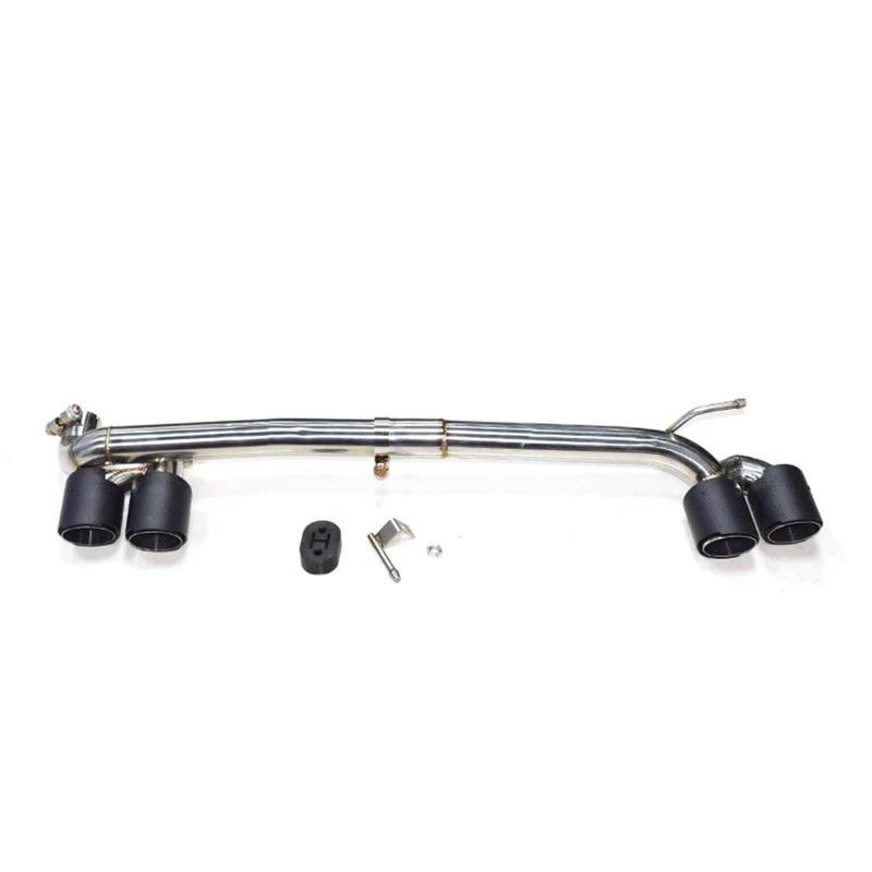 Endrohrblenden Quad 304 Edelstahl Auto Auspuffblende Für F30 F31 320i 330i B48 Auspuffanlage Düse Schalldämpfer Spitze Taipipe Auto Auspuffblende(CF B 48mm) von YSQIFBABD