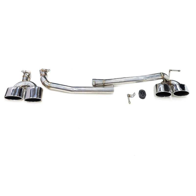 Endrohrblenden Quad-Auspuffblende Für Benz Für W204 C200 C180 C260 C63 2008–2013 Auspuffrohr 304 Edelstahl-Auspuffanlage Schalldämpferblende Auto Auspuffblende(Silver 22cm) von YSQIFBABD