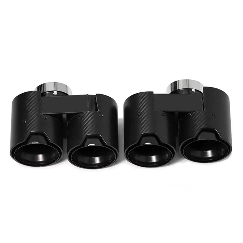 Endrohrblenden Quad Auspuffblende Für G22 G26 420i 430i 425i Schalldämpferblende Auspuffrohr Düse Auspuffanlage Endrohr Tuning Auto Auspuffblende(Carbon F) von YSQIFBABD
