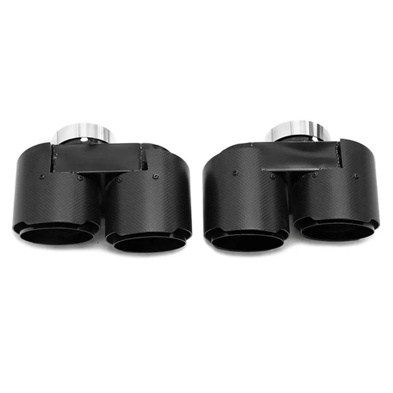 Endrohrblenden Quad Auspuffblende Für G22 G26 420i 430i 425i Schalldämpferblende Auspuffrohr Düse Auspuffanlage Endrohr Tuning Auto Auspuffblende(Carbon G) von YSQIFBABD