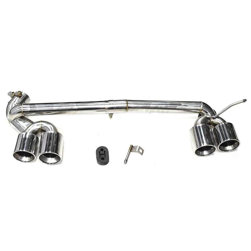 Endrohrblenden Quad-Auto-Auspuffblende Endrohr Für F30 F31 320i 318i 2013–2016 Upgrade Für M3 Stoßstange Carbon Fiber Tip Auspuffanlage Auto Auspuffblende(Silber) von YSQIFBABD