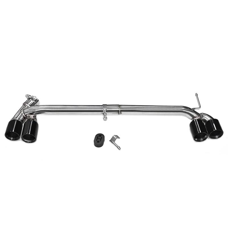 Endrohrblenden Quad-Auto-Auspuffblende Für F30 F31 320i 330i 3er-Serie Schalldämpferblende Düse Endrohr Auspuffanlage Spitzen Auto Auspuffblende(Schwarz) von YSQIFBABD