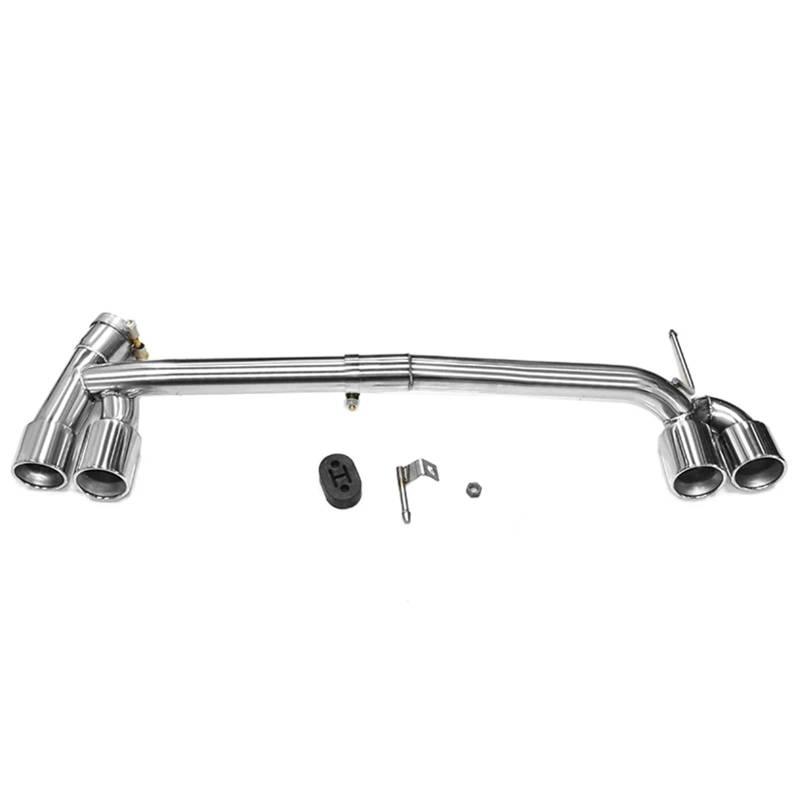 Endrohrblenden Quad-Auto-Auspuffblende Für F30 F31 320i 330i 3er-Serie Schalldämpferblende Düse Endrohr Auspuffanlage Spitzen Auto Auspuffblende(Silber) von YSQIFBABD