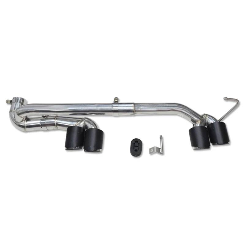 Endrohrblenden Quad-Auto-Auspuffrohr Für E90 E92 320i 318i 325i Auspuffspitze Geändert Für M3 Stoßfänger Schalldämpfer Spitze Auspuffdüse Auto Auspuffblende(Kohlenstoff) von YSQIFBABD