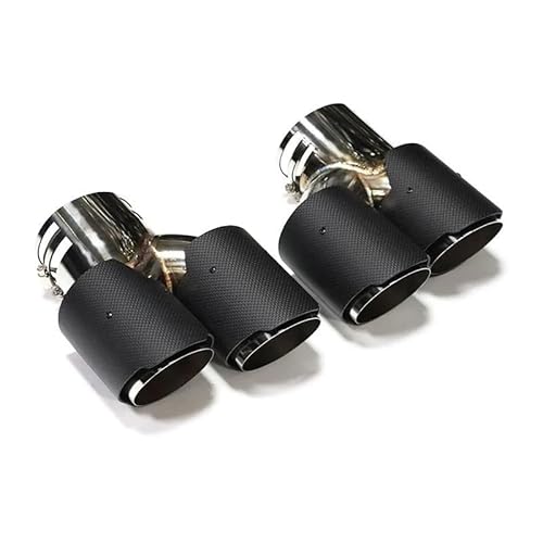 Endrohrblenden Quad-Auto-Auspuffspitze Für G22 G23 G26 2019 2020 2021 2022 2023 Schalldämpferspitze Auspuffanlage Düse Endrohr Auto Auspuffblende(Carbon C) von YSQIFBABD