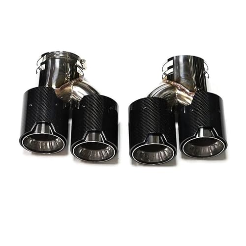 Endrohrblenden Quad-Auto-Auspuffspitze Für G22 G23 G26 2019 2020 2021 2022 2023 Schalldämpferspitze Auspuffanlage Düse Endrohr Auto Auspuffblende(Carbon F) von YSQIFBABD