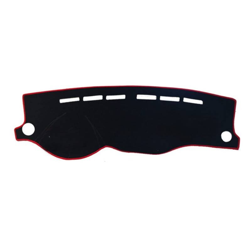 Für Für Accent 2006 2007 2008 2009 2010 2011 Auto Matte Pad Dash Sonnenschutz Instrument Teppich Anti-Schmutz Sunshade(Red Edge,with Storage Box) von YSQIFBABD