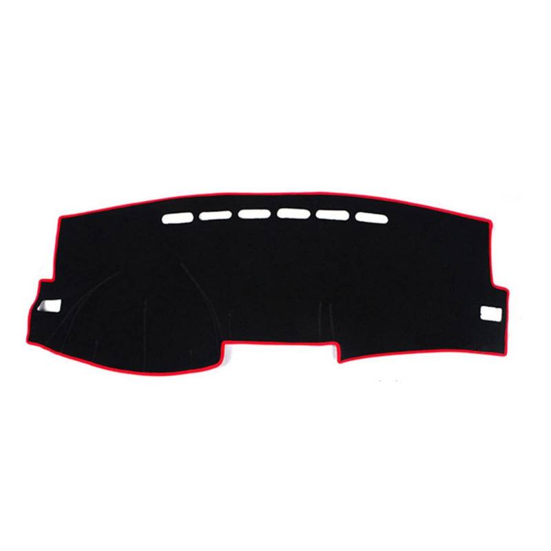 Für Für Corolla 2006 2007 2008 2009 2010 2011 2012 2013 Auto Abdeckung Matte Pad Dash Sonnenschutz Instrument Schützen Teppich Anti-Schmutz Sunshade(Red Edge) von YSQIFBABD