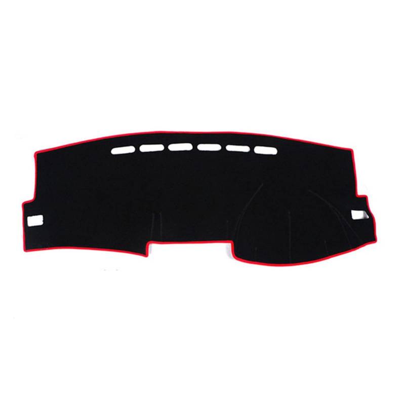 Für Für Corolla Für Axio Für Fielder 2007 2008 2009 2010-2012 LHD Auto Abdeckung Pad Matte Sonnenschutz Instrument Teppich Zubehör Anti-Schmutz Sunshade(Red Edge) von YSQIFBABD