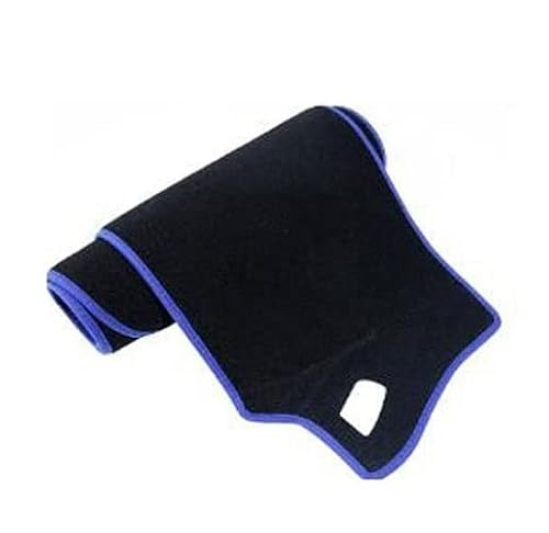 Für Für Veracruz Ix55 2007 2008 2009 2010 2011 2012 Auto Matte Abdeckung Sonnenschirm Teppich Anti-Schmutz Sunshade(Blue Side,with Audio) von YSQIFBABD
