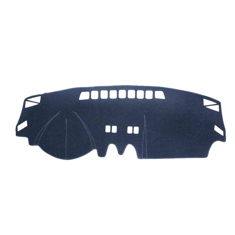 Für Nissan Für Qashqai J10 2007 2008 2009 2010 2011 2012 2013 Dashboard Mat Cover Protective Rug Pad Vermeiden Sie Leichten Teppich Anti-Schmutz Sunshade(Black Side A,Flanell) von YSQIFBABD