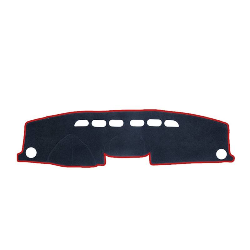 Für VW Für 2012~2018 2013 2014 -Mattenabdeckung Teppich Teppich Vermeiden Sie Pat Anti-Schmutz Sunshade(Red Side B,Flanell) von YSQIFBABD