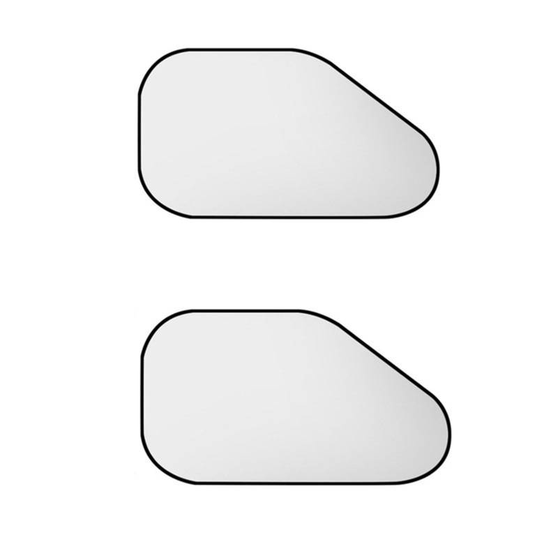 Sonnenschirm Auto Auto-Sonnenschutzabdeckungen Universal-Windschutzscheiben-Klappvisier Reflektor Windschutzscheibe Autofenster-Sonnenschutz Zubehör Sonnenschutz(2pcs Front seat Side) von YSQIFBABD