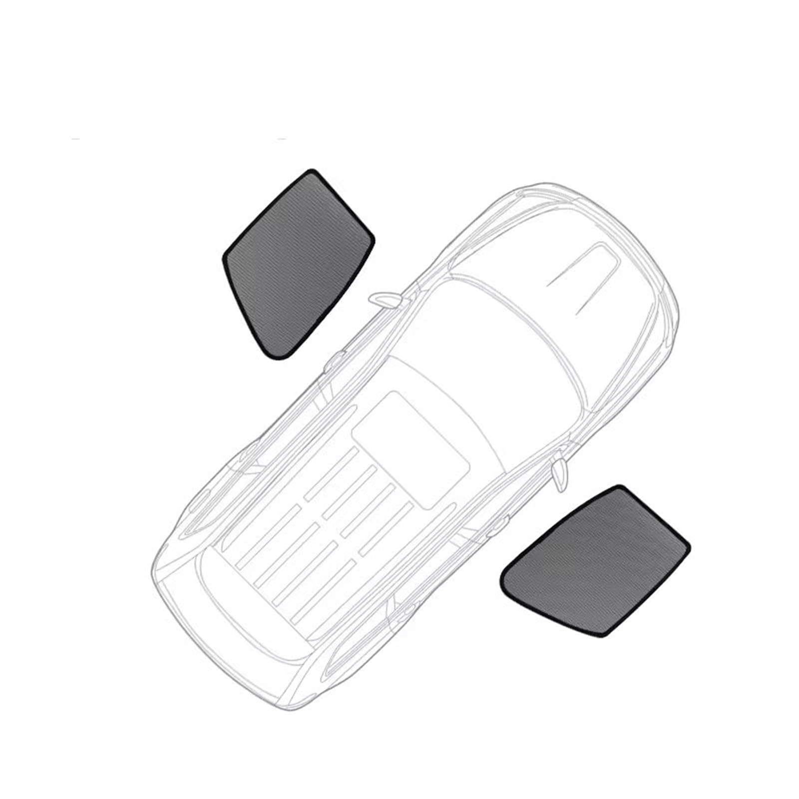 Sonnenschirm Auto Für Kia Für Carens 2013-2019 Magnetischer Sonnenschutz Auto Sonnenblende Frontscheibe Vorhänge Sommerfenster Sonnenschutz Autozubehör(2 PCs) von YSQIFBABD