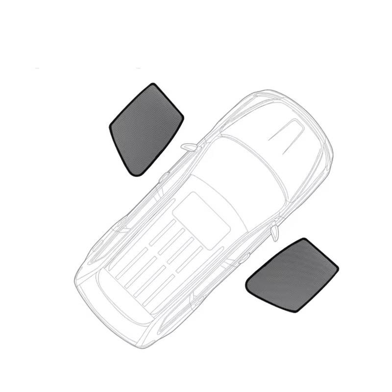 Sonnenschirm Auto Für Kia Für Carens 2013-2019 Magnetischer Sonnenschutz Auto Sonnenblende Frontscheibe Vorhänge Sommerfenster Sonnenschutz Autozubehör(2 PCs) von YSQIFBABD