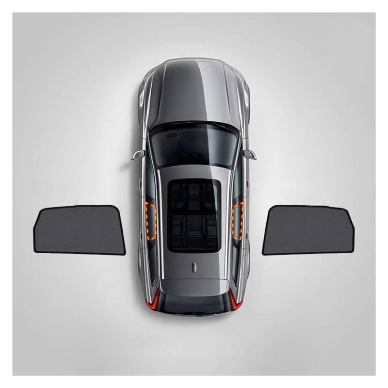 Sonnenschirm Auto Für Mercedes Für Benz Für G-Glas Für W463 1990-2018 Magnetischer Lichtdichter Sonnenschutz Für Die Vordere Hintere Seitenscheibe, Windschutzscheibenvorhang Sonnenschutz(Front 2pcs) von YSQIFBABD