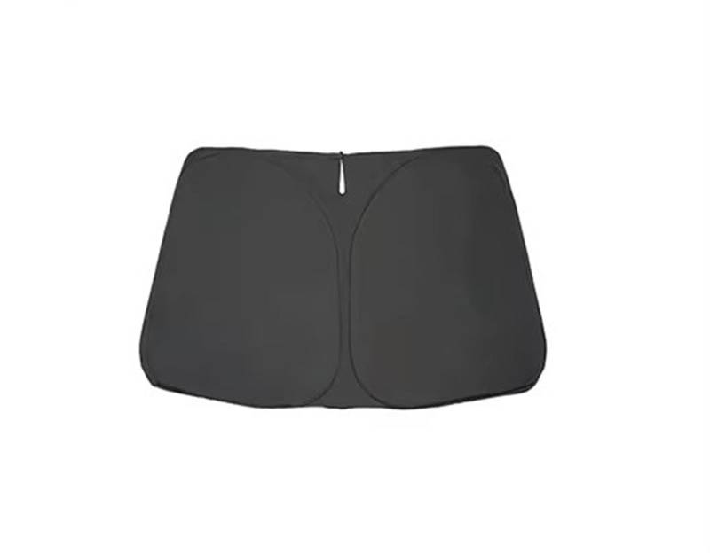 Sonnenschirm Auto Für Q7 4L SUV 2006-2015 Auto-Rückseiten-Baby-Fenster-Sonnenschutzschild Frontscheiben-Tür-Rollo-Vorhang Sonnenschutz-Visier Sonnenschutz(Black Front Windshield) von YSQIFBABD