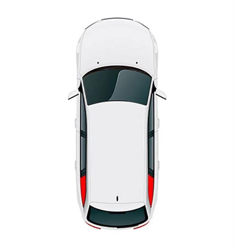 Sonnenschirm Auto Magnetischer Auto-Sonnenschutz Für Skoda Für Kamiq Für NW4 2019-2024 Frontscheibenvorhang Rückseite Kindersitz Fenster Sonnenschutz Visier(2PCS Triangular) von YSQIFBABD