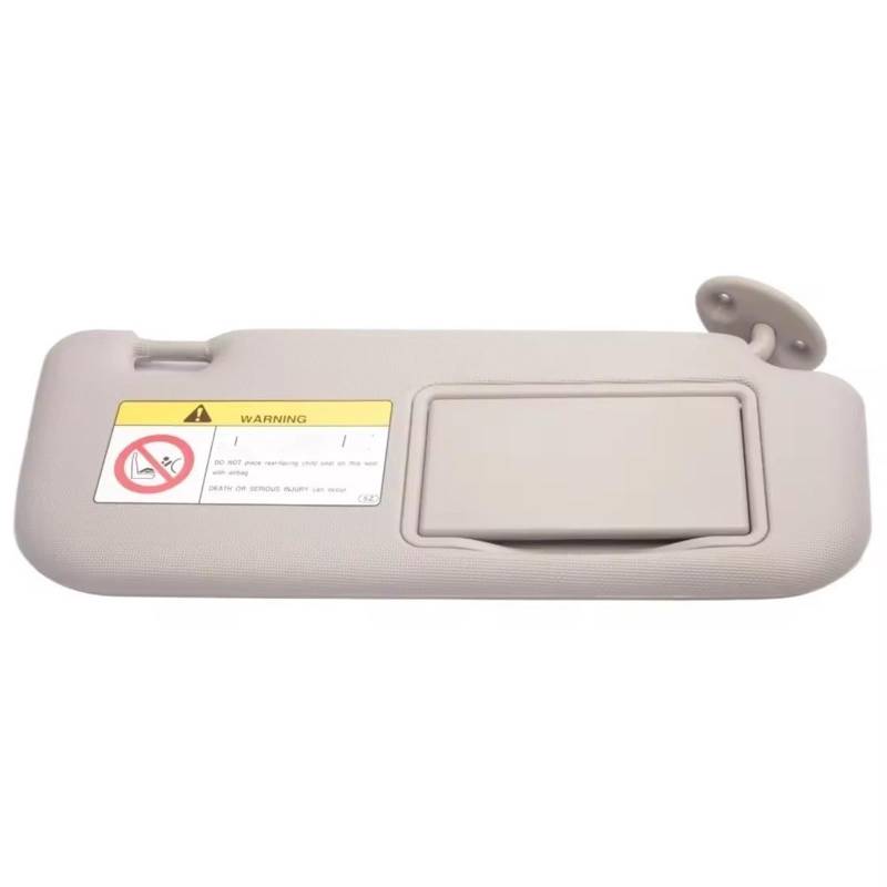 Sonnenschirm Auto OEM 74320-02K90 74310-02K90 Grau Beige Links Rechts Sonnenblende Mit Make-Up Spiegel Für Toyota Für Corolla 2014 2015 2016 2017 2018 Sonnenschutz(Grey Right) von YSQIFBABD