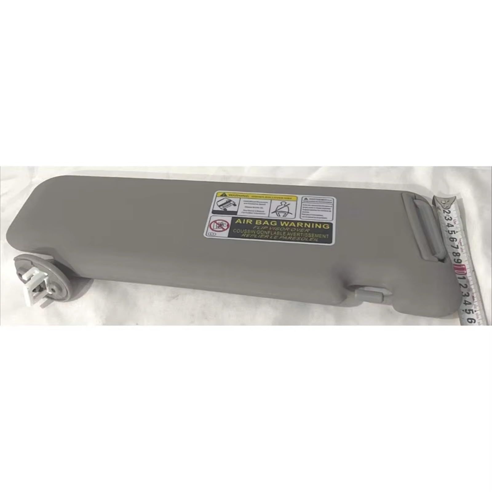 Sonnenschirm Auto OEM 74320-48500-B0 1PC Sonnenblende Mit Make-Up Spiegel Mit Licht Für Toyota Für Highlander 2008 2009 2010 2011 2012 2013 Sonnenschutz(Grey Left) von YSQIFBABD