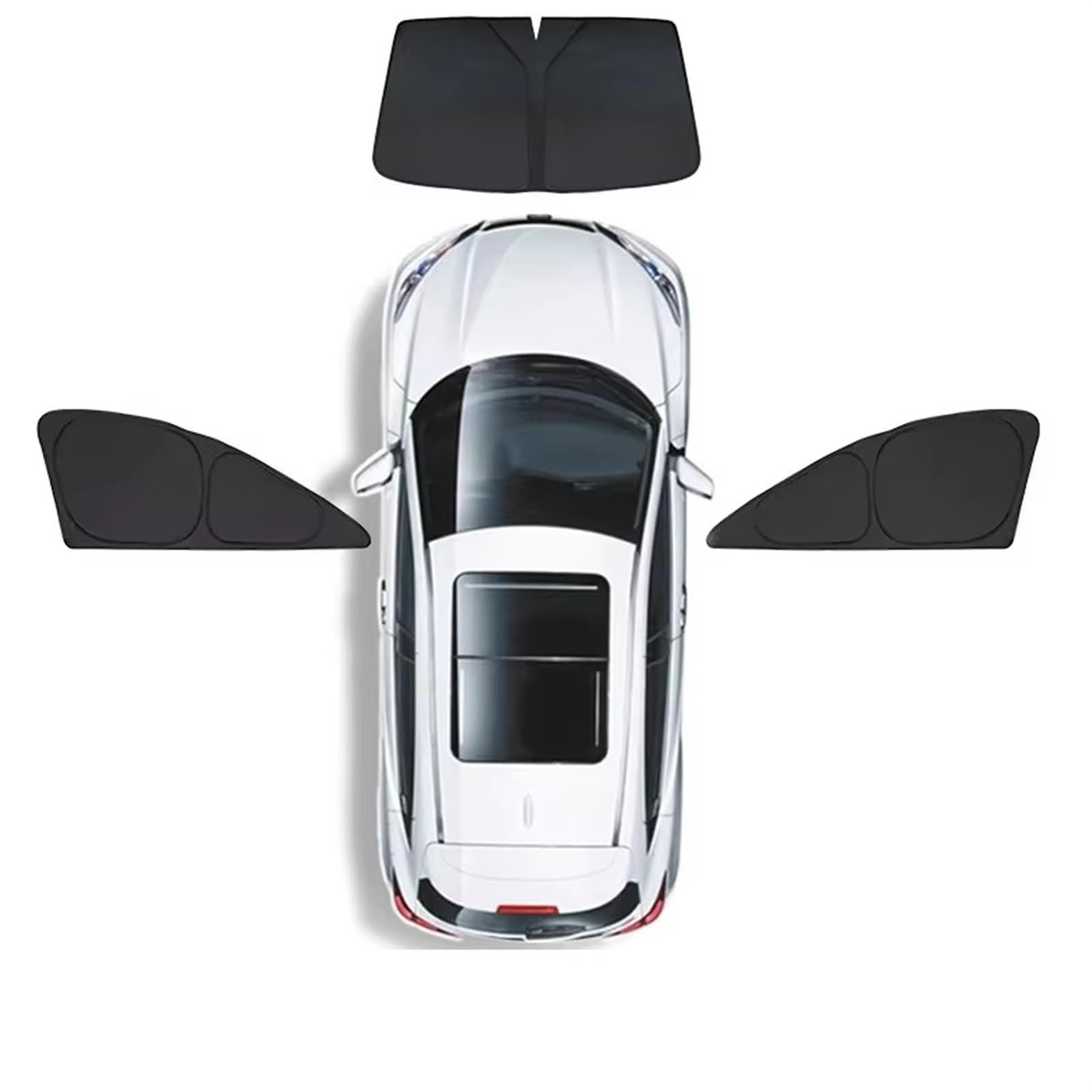 Sonnenschirm Auto Sonnenschutz Für Autofenster Schiebedach UV-Schutz Camping- Und Reisezubehör Vollständige Abdeckung Für Tesla Für Modell Y 2023 Sonnenschutz(2FR side1front 3p) von YSQIFBABD