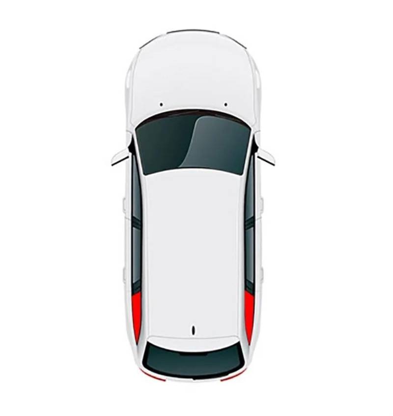 Sonnenschirm Auto Sonnenschutz Für Die Rückseite Der Fenster Für Für X3 G01 F97 IX3 2017-2024 Auto-Mesh-Kindersitz-Sonnenschutz-Visier Frontscheibenvorhangschild(2PCS Train) von YSQIFBABD