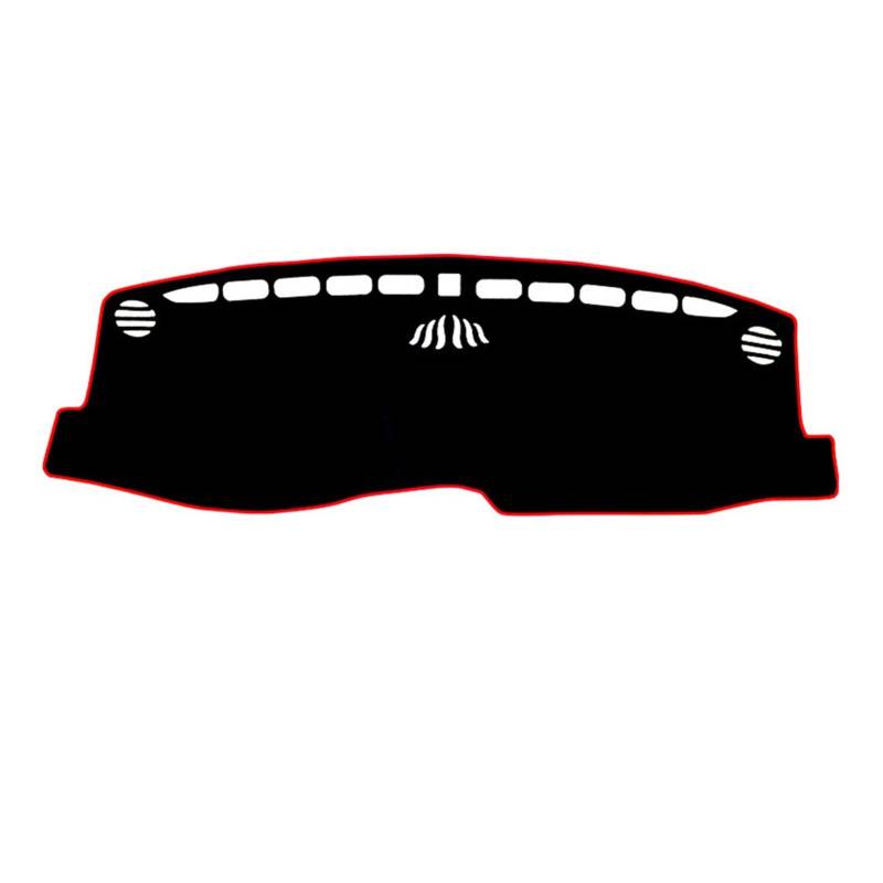 -Sonnenschutz-Instrumentenschutzteppich Für Ford Für Focus 4 MK4 2019 2020 -Abdeckungsmatte Pad Anti-Schmutz Sunshade(Red Edge) von YSQIFBABD
