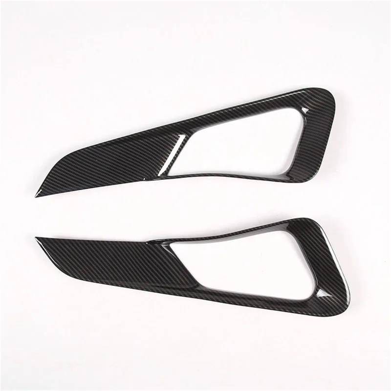 Auto Dekoration ABS Auto Center Console Gear Shift Panel Side Trim Rahmenabdeckung Für Range Für Rover Für Sport 2023+ Innenraum Abdeckung Protector(Carbon Pattern) von YSQOFD