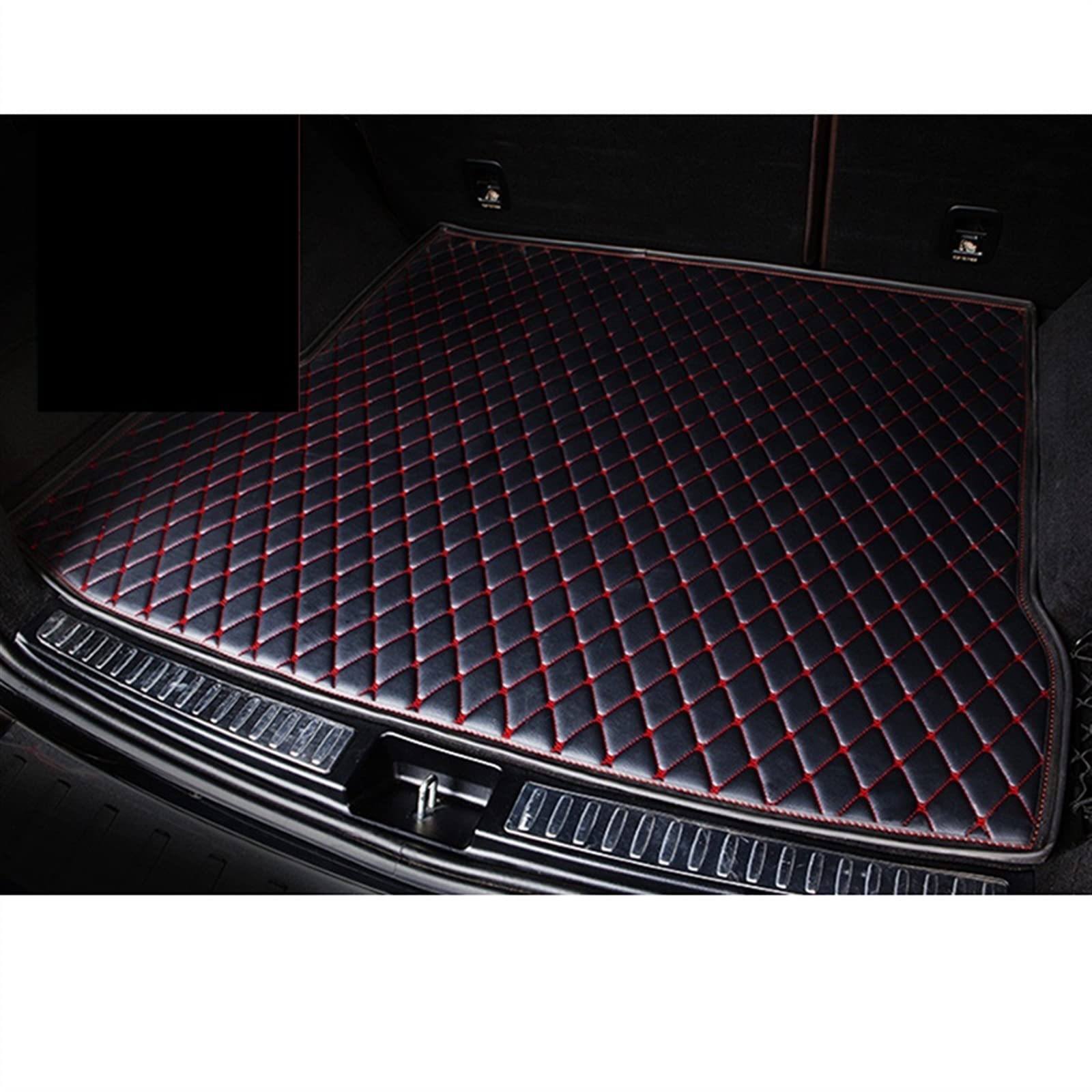 Custom Style Kofferraummatte Für 2er Für F22 2 Türen 2014–2021 Innendetails Autozubehör Kofferraum(Schwarz Rot) von YSQOFD