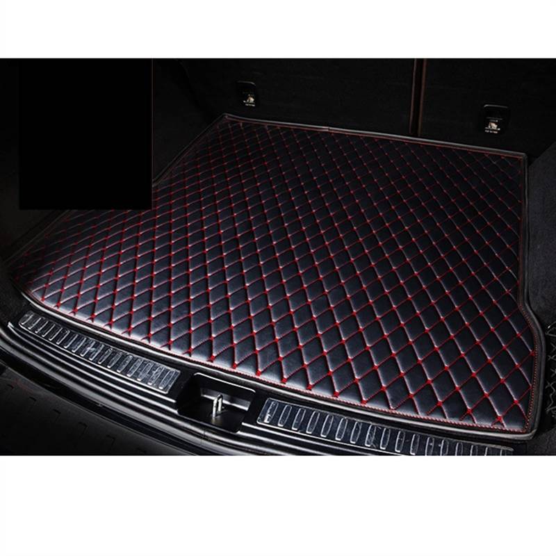 Custom Style Kofferraummatte Für 2er Für F22 2 Türen 2014–2021 Innendetails Autozubehör Kofferraum(Schwarz Rot) von YSQOFD