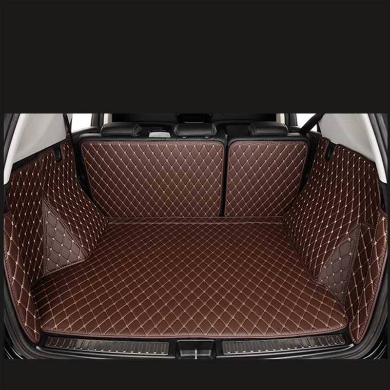 Für CR-V 2012-2015 Vollständige Abdeckung Autoboden Kofferraum Teppich Matten Autozubehör Auto-Styling Teppich Automobile Rückseite Kofferraum(Kaffee) von YSQOFD