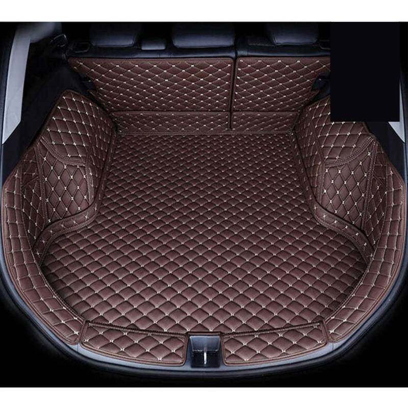 Für Changan Für CS35 Plus 2018-2020 Vollständige Abdeckung Kofferraummatten Autoteile Styling Teppiche Innenschutz Kofferraumpolster Kofferraum(Kaffee) von YSQOFD