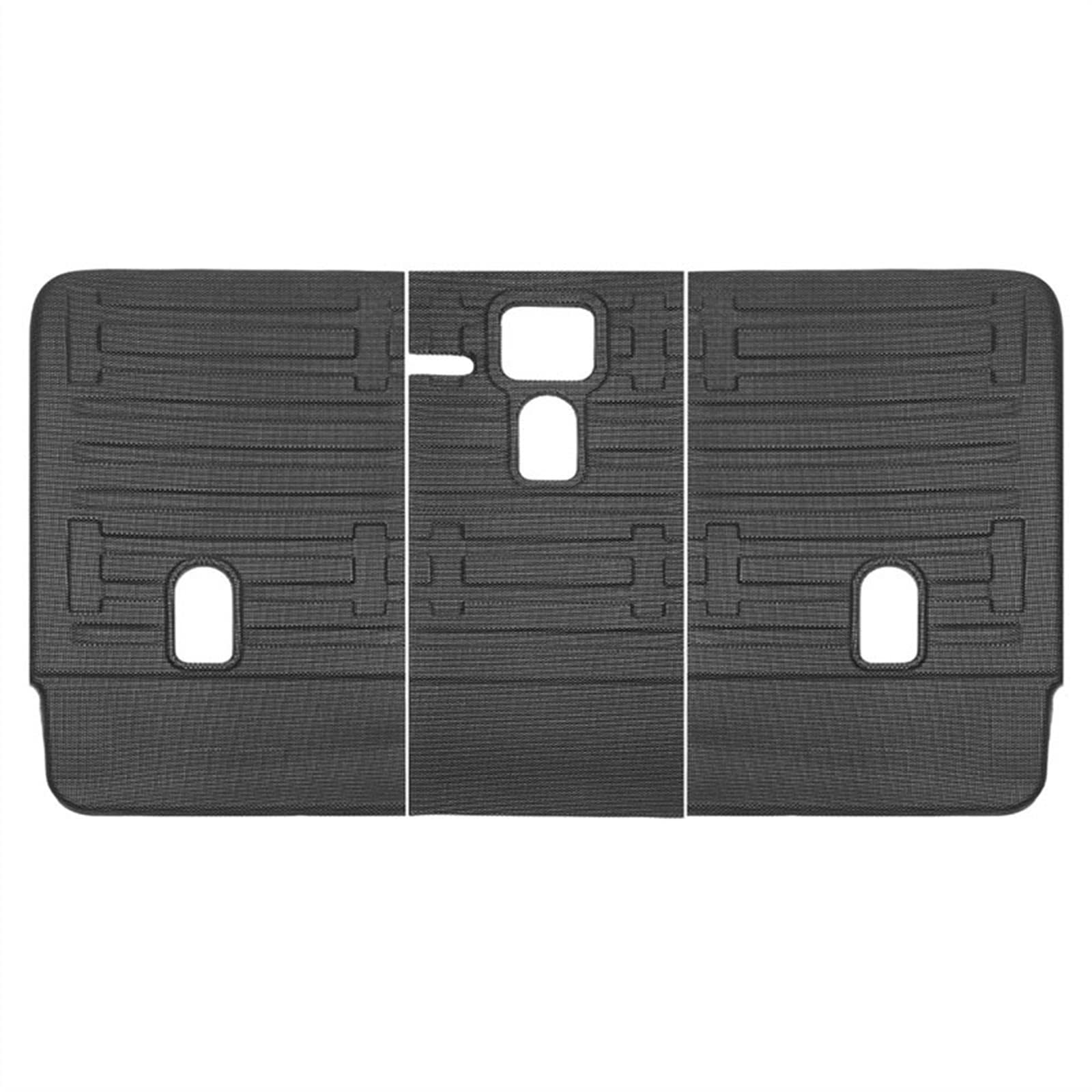 Für Tesla Für Modell Y Sitze Rückenschutz Anti-Kick-TPE-Matte Sitzbezug Und Kofferraummatten-Set Kofferraumteppich Cargo Liner Kofferraum(Middle) von YSQOFD