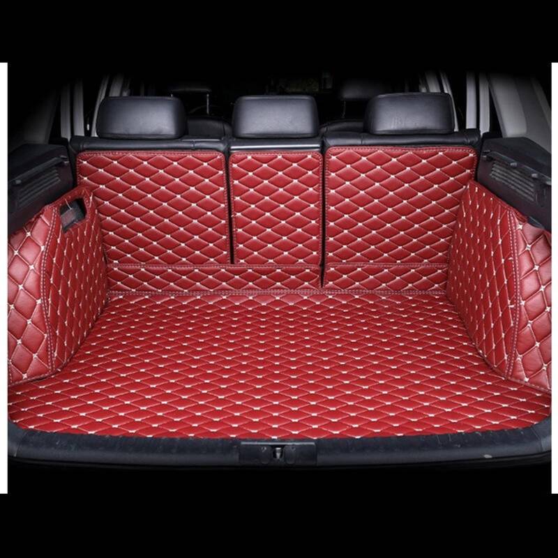 Kofferraummatte Für 6er GT G32 2018-2021 Cargo Liner Teppich Innenausstattung Kofferraum(Rot) von YSQOFD