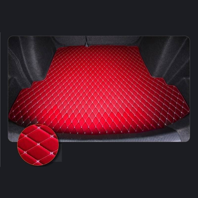 Kofferraummatte Für Accord The 10th Generation 2018-2021 Cargo Liner Teppich Innenausstattung Abdeckung Kofferraum(Rot) von YSQOFD